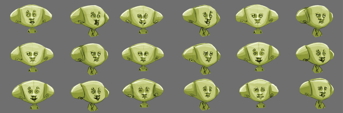Gas khodro Characters design